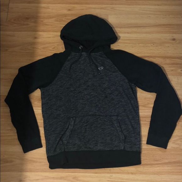 hollister color block hoodie